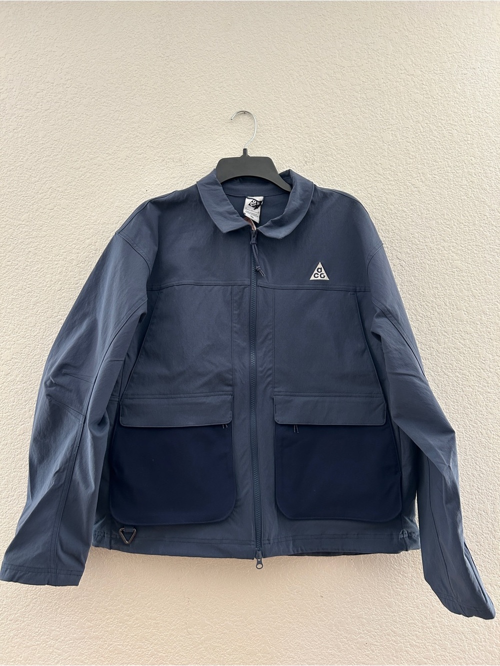 NWT Nike ACG "Smith Summit" Men's Navy Blue UV Jacket (Size Medium)
